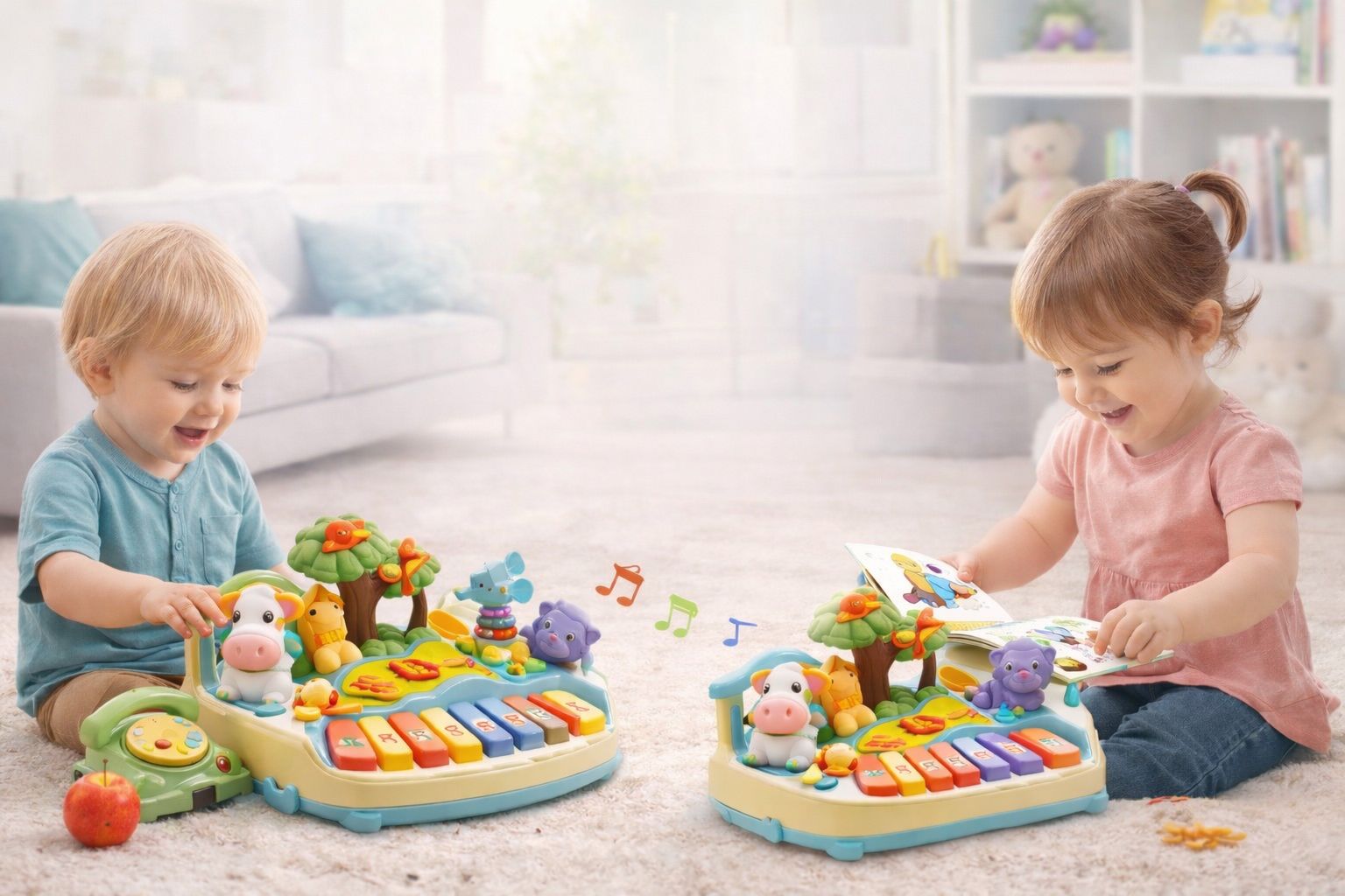 Uşaqlar üçün öyrədici musiqili oyun seti
